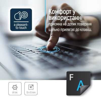 Наліпки на клавіатуру СolorWaу непрозора чорна, біло-синя (CW-BWBL) Наліпки на клавіатуру СolorWaу непрозора чорна, біло-синя (CW-BWBL)