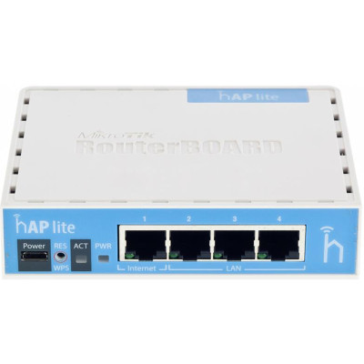 Бездротовий маршрутизатор Mikrotik hAP lite (RB941-2ND) Бездротовий маршрутизатор Mikrotik hAP lite (RB941-2ND)