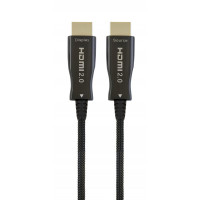 Кабель Cablexpert HDMI - HDMI V 2.0 (M/M), з позолоченими контактами, 15 м, чорний (CCBP-HDMI-AOC-15M)