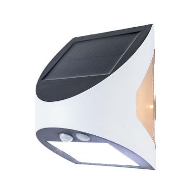 Фасадний світлодіодний світильник ELM Moon-S 3W на сонячній батареї з датчиком руху IP54 (26-0119) Фасадний світлодіодний світильник ELM Moon-S 3W на сонячній батареї з датчиком руху IP54 (26-0119)