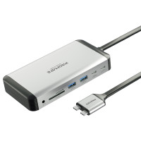 USB-хаб Promate VersaHub USB Type-C 13-в-1 Grey USB-хаб Promate VersaHub USB Type-C 13-в-1 Grey