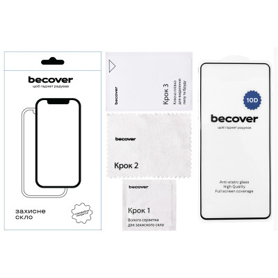 Захисне скло BeCover для ZTE Blade V40s 10D Black (711831) Захисне скло BeCover для ZTE Blade V40s 10D Black (711831)