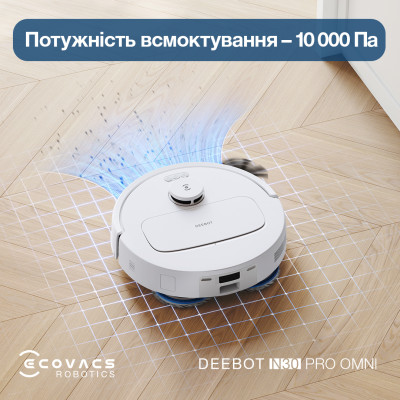 Робот-пилосос Ecovacs Omni N30 Pro (YDLX11-1) White Робот-пилосос Ecovacs Omni N30 Pro (YDLX11-1) White