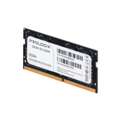 Модуль пам`ятi SO-DIMM DDR4 16GB/2666 Prologix (PRO16GB2666D4S) Модуль пам`ятi SO-DIMM DDR4 16GB/2666 Prologix (PRO16GB2666D4S)