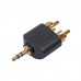 Перехідник Cablexpert 3.5 мм - 2хRCA (M/M), чорний (A-458) Перехідник Cablexpert 3.5 мм - 2хRCA (M/M), чорний (A-458)