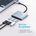 USB-хаб СolorWay USB Type-C 3-в-1 (CW-HUB08) USB-хаб СolorWay USB Type-C 3-в-1 (CW-HUB08)