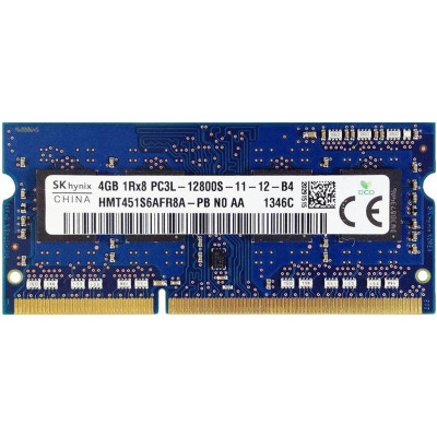 Модуль пам`ятi SO-DIMM 4GB/1600 DDR3L Hynix (HMT451S6AFR8A-PB) Модуль пам`ятi SO-DIMM 4GB/1600 DDR3L Hynix (HMT451S6AFR8A-PB)