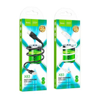 Кабель Hoco X83 USB - Lightning (M/M), 1 м, Black (6931474770868) Кабель Hoco X83 USB - Lightning (M/M), 1 м, Black (6931474770868)
