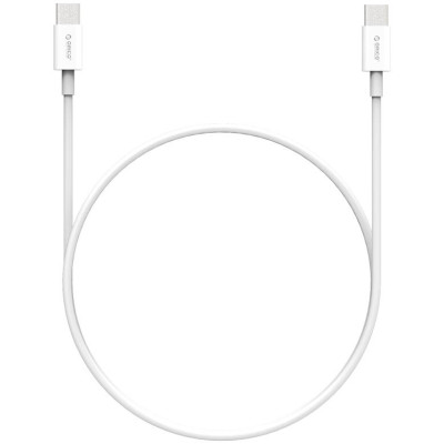 Кабель Orico USB Type-C - USB Type-C (M/M), 100W, 1 м White (CA913381) Кабель Orico USB Type-C - USB Type-C (M/M), 100W, 1 м White (CA913381)