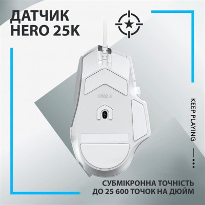 Мышь Logitech G502 X White (910-006146) Мышь Logitech G502 X White (910-006146)