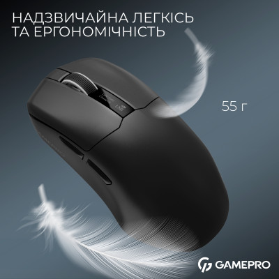 Миша бездротова GamePro Asgard Thor Black (GM023B) Миша бездротова GamePro Asgard Thor Black (GM023B)