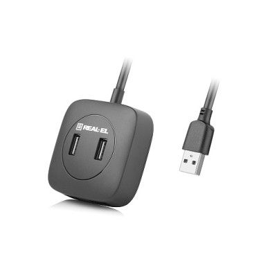 USB-хаб REAL-EL HQ-177 4 ports USB-хаб REAL-EL HQ-177 4 ports
