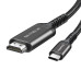 Кабель ColorWay HDMI - USB Type-C (M/M), 4K/60 Гц, 2 м, Black (CW-CBCHD077-BK) Кабель ColorWay HDMI - USB Type-C (M/M), 4K/60 Гц, 2 м, Black (CW-CBCHD077-BK)