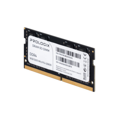 Модуль пам`ятi SO-DIMM DDR4 16GB/3200 Prologix (PRO16GB3200D4S) Модуль пам`ятi SO-DIMM DDR4 16GB/3200 Prologix (PRO16GB3200D4S)
