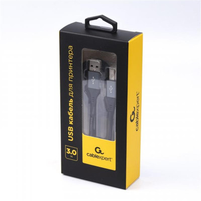 Кабель Cablexpert USB - USB Type-B (M/M), 3 м, преміум, Black (CCBP-USB2-AMBM-10) Кабель Cablexpert USB - USB Type-B (M/M), 3 м, преміум, Black (CCBP-USB2-AMBM-10)