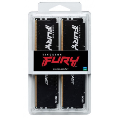 Модуль пам`яті DDR5 2x8GB/6000 Kingston Fury Beast Black (KF560C30BBEK2-16) Модуль пам`яті DDR5 2x8GB/6000 Kingston Fury Beast Black (KF560C30BBEK2-16)