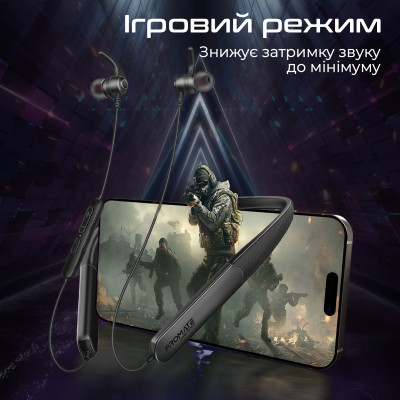 Bluetooth-гарнітура Promate Leap-200h Black Bluetooth-гарнітура Promate Leap-200h Black