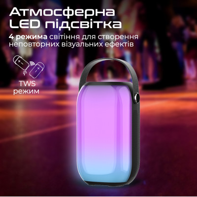 Акустична система Promate Spectro-20 20W Black Акустична система Promate Spectro-20 20W Black
