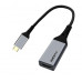 Перехідник Cablexpert USB Type-C - HDMI (M/F), 0.15 м, чорний/сріблястий (A-CM-HDMIF4K) Перехідник Cablexpert USB Type-C - HDMI (M/F), 0.15 м, чорний/сріблястий (A-CM-HDMIF4K)