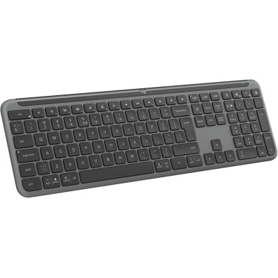 Клавiатура бездротова Logitech Signature Slim K950 US Graphite USB (920-012465)