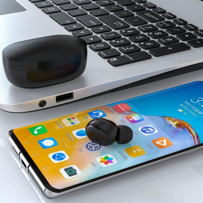 Bluetooth-гарнітура SkyDolphin TWS SL21 Black (BTE-000175) Bluetooth-гарнітура SkyDolphin TWS SL21 Black (BTE-000175)