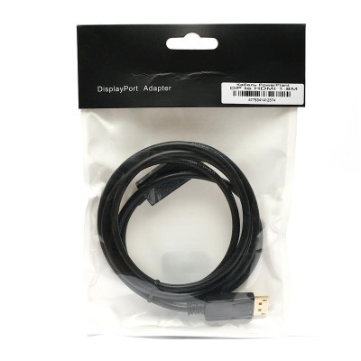 Кабель PowerPlant (KD00AS1237) DisplayPort-HDMI, 1.8м, Black Кабель PowerPlant (KD00AS1237) DisplayPort-HDMI, 1.8м, Black