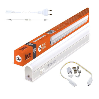 Світильник LED Tecro TL-T5-13W-4.1K 13W 4100K Світильник LED Tecro TL-T5-13W-4.1K 13W 4100K