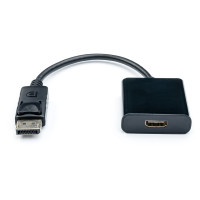Перехідник Atcom DisplayPort - HDMI (M/F), 0.1 м, Black (16852) Перехідник Atcom DisplayPort - HDMI (M/F), 0.1 м, Black (16852)