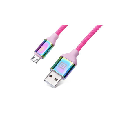 Кабель REAL-EL Premium USB - micro USB (M/M), 1 м, Rainbow (EL123500052) Кабель REAL-EL Premium USB - micro USB (M/M), 1 м, Rainbow (EL123500052)