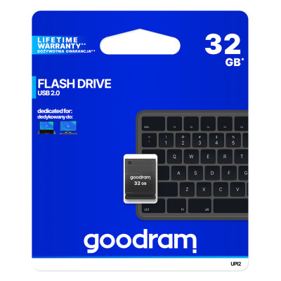 Флеш-накопичувач USB2.0 32GB Goodram UPI2 (Piccolo) Black (UPI2-0320K0R11) Флеш-накопичувач USB2.0 32GB Goodram UPI2 (Piccolo) Black (UPI2-0320K0R11)