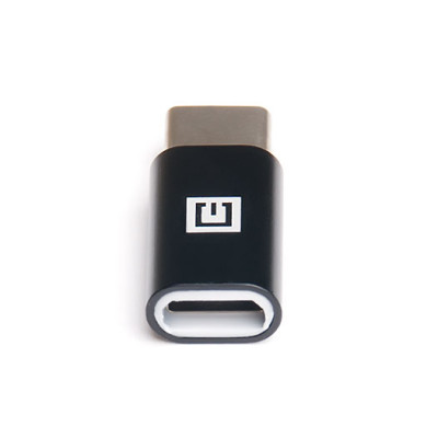 Адаптер REAL-EL micro USB - USB Type-C (F/M), Black (EL123500018) Адаптер REAL-EL micro USB - USB Type-C (F/M), Black (EL123500018)