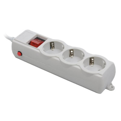 Фільтр живлення Gembird Pro (SPG3-G-10G-PRO) 3 розетки, 3м, сірий Фільтр живлення Gembird Pro (SPG3-G-10G-PRO) 3 розетки, 3м, сірий