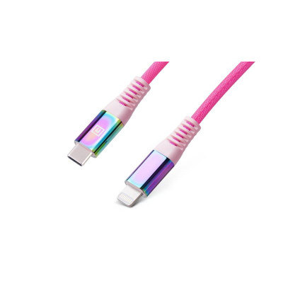 Кабель REAL-EL USB Type-C - Lightning (M/M), 1 м, Rainbow (EL123500054) Кабель REAL-EL USB Type-C - Lightning (M/M), 1 м, Rainbow (EL123500054)