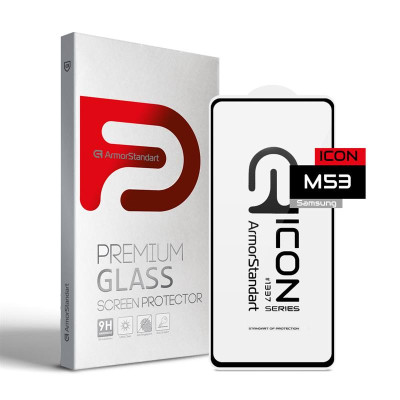 Захисне скло Armorstandart Icon для Samsung Galaxy M53 SM-M536 Black (ARM61796) Захисне скло Armorstandart Icon для Samsung Galaxy M53 SM-M536 Black (ARM61796)