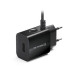 Мережевий зарядний пристрій REAL-EL CH-217 (2USB, 2.1A) Black + кабель Lightning