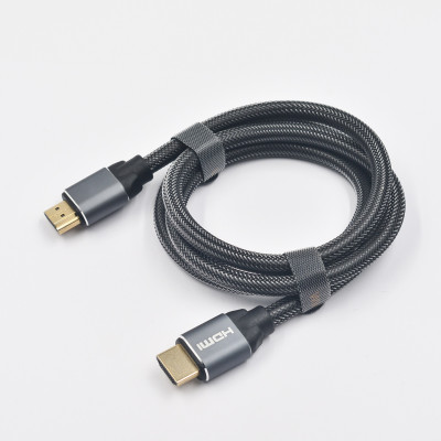 Кабель Prologix Premium High Speed HDMI - HDMI V 2.0 (M/M), 1 м, 4K UHD 60Hz, gold plated, мідь, оплетка, Black (PR-HDMI-HDMI-B-03-30-1m) коробка Кабель Prologix Premium High Speed HDMI - HDMI V 2.0 (M/M), 1 м, 4K UHD 60Hz, gold plated, мідь, оплетка, Black (PR-HDMI-HDMI-B-03-30-1m) коробка