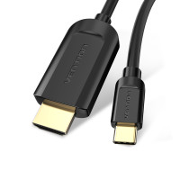 Адаптер-кабель Vention USB Type-C - HDMI (M/M), 2 м, Black (CGUBH) Адаптер-кабель Vention USB Type-C - HDMI (M/M), 2 м, Black (CGUBH)