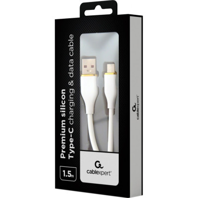 Кабель Cablexpert USB - USB Type-C (M/M), 2.1 A, 1.5 м, White (CC-USB2S-AMCM-1.5M-W) Кабель Cablexpert USB - USB Type-C (M/M), 2.1 A, 1.5 м, White (CC-USB2S-AMCM-1.5M-W)