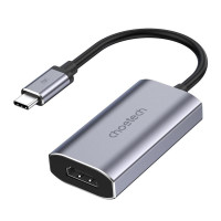 Адаптер Choetech HDMI - USB Type-C (F/M), Silver (HUB-H16) Адаптер Choetech HDMI - USB Type-C (F/M), Silver (HUB-H16)