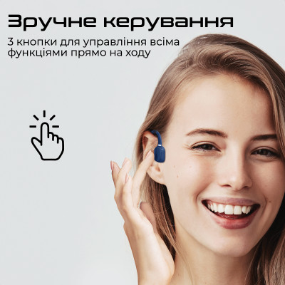 Bluetooth-гарнітура Promate Ripple Blue Bluetooth-гарнітура Promate Ripple Blue