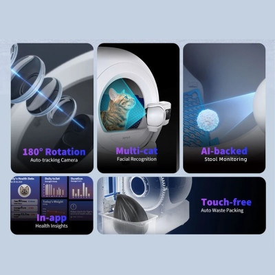 Смарт-лоток Petkit Purobot Ultra with Camera Self-Clean (P9903) Смарт-лоток Petkit Purobot Ultra with Camera Self-Clean (P9903)