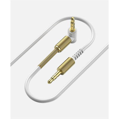 Аудіо-кабель Luxe Cube 3.5 мм - 3.5 мм (M/M), 1.2 м, білий (7775557575679) Аудіо-кабель Luxe Cube 3.5 мм - 3.5 мм (M/M), 1.2 м, білий (7775557575679)