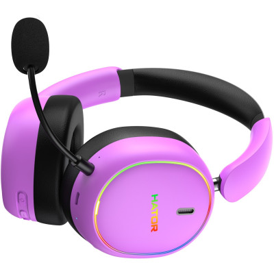 Гарнiтура Hator Phoenix 2 Wireless Violet (ESH42) Гарнiтура Hator Phoenix 2 Wireless Violet (ESH42)