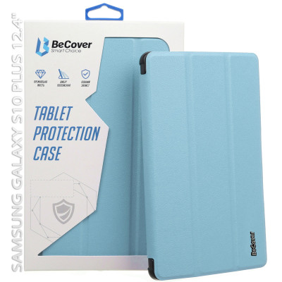 Чохол-книжка BeCover Smart Case для Samsung Galaxy Tab S10 Plus SM-X820/SM-X826 Light Blue (712236) Чохол-книжка BeCover Smart Case для Samsung Galaxy Tab S10 Plus SM-X820/SM-X826 Light Blue (712236)