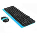 Комплект (клавіатура, миша) A4Tech F1010 Black/Blue Комплект (клавіатура, миша) A4Tech F1010 Black/Blue