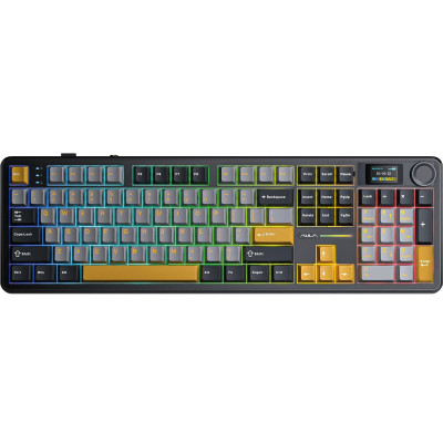 Клавіатура бездротова Aula F108 Pro Black (6978080501295) Клавіатура бездротова Aula F108 Pro Black (6978080501295)