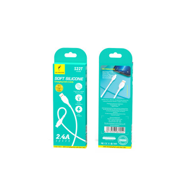 Кабель SkyDolphin S22T Soft Silicone USB - USB Type-C (M/M), 1 м, White (SDUSB-000602) Кабель SkyDolphin S22T Soft Silicone USB - USB Type-C (M/M), 1 м, White (SDUSB-000602)