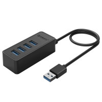 USB-хаб Orico W5P-U3-100-BK-PR 4 ports Black (CA911264) USB-хаб Orico W5P-U3-100-BK-PR 4 ports Black (CA911264)