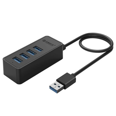 USB-хаб Orico W5P-U3-100-BK-PR 4 ports Black (CA911264) USB-хаб Orico W5P-U3-100-BK-PR 4 ports Black (CA911264)