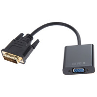 Перехідник Atcom DVI - VGA (M/F), Dual Link, 0.1 м, Black (9214) Перехідник Atcom DVI - VGA (M/F), Dual Link, 0.1 м, Black (9214)